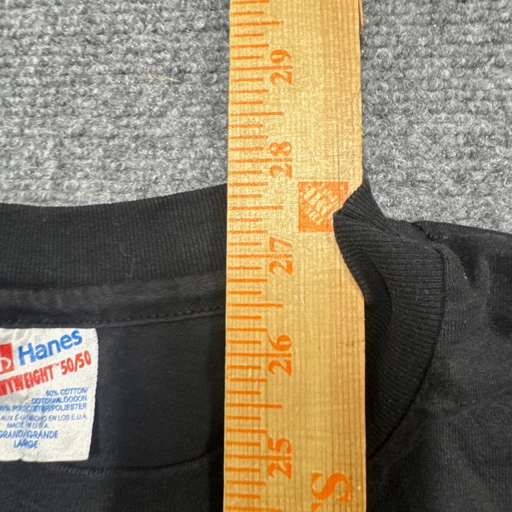 VTG Hanes T-Shirt Men's Large Positively Over 50 Single Stitch Cotton Blend - Picture 4 of 10
